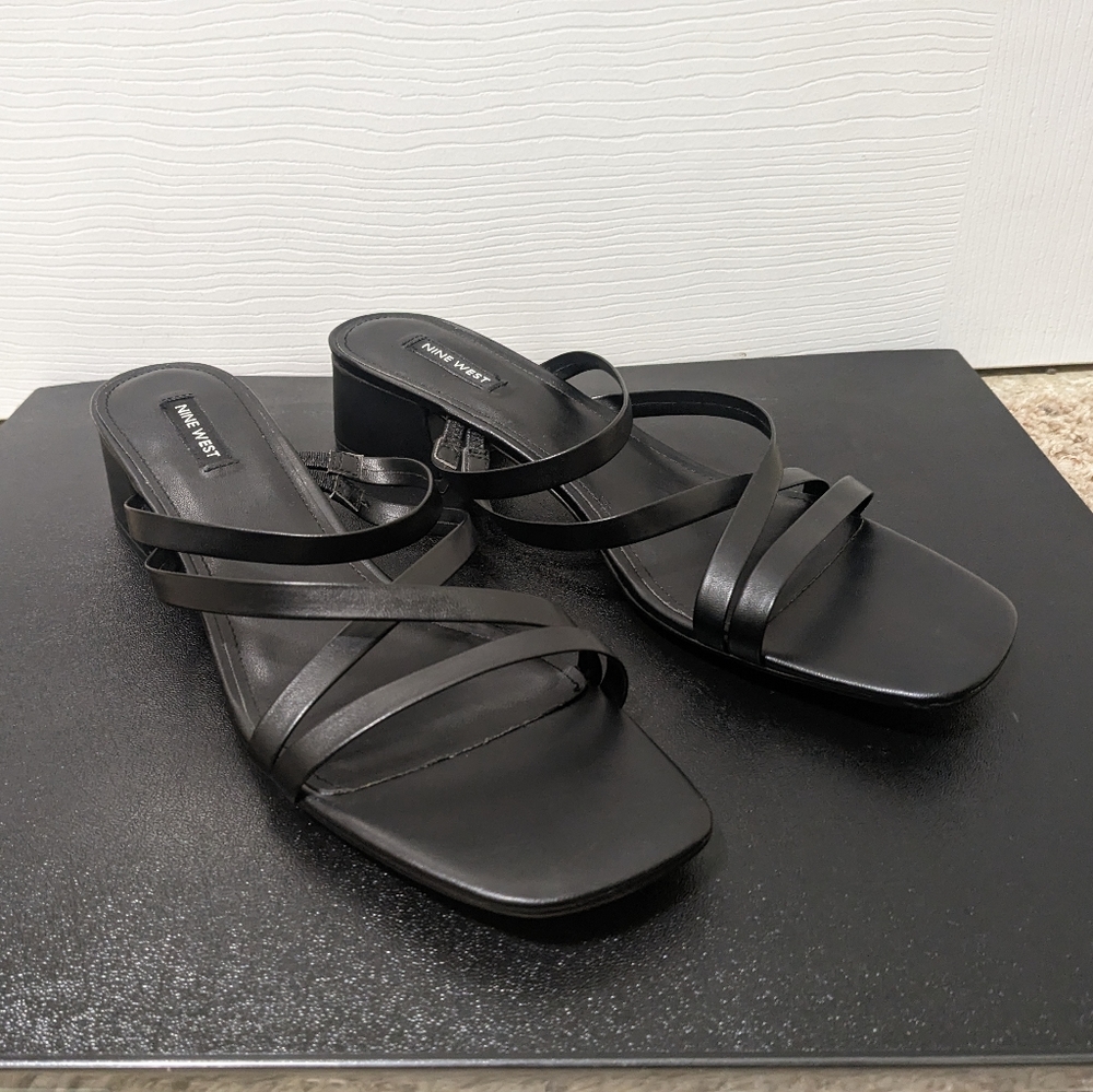 Nine West, Remy Sandal, Women's Size 12, Black